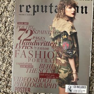 reputation album magazines (cd not included) both of them